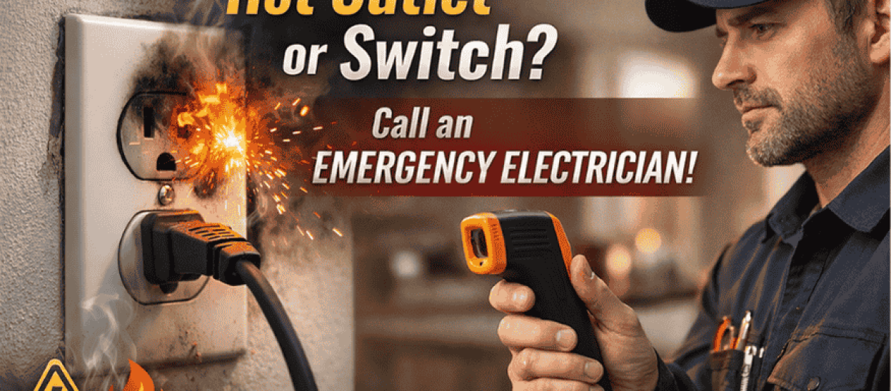 emergency electrician for hot outlet