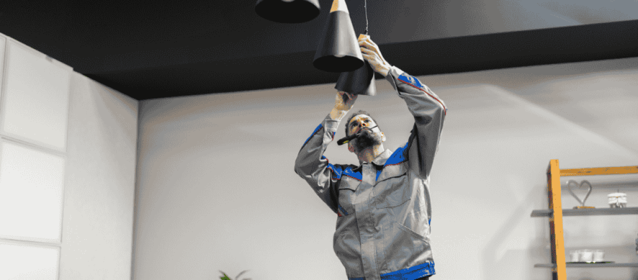 interior lighting installation